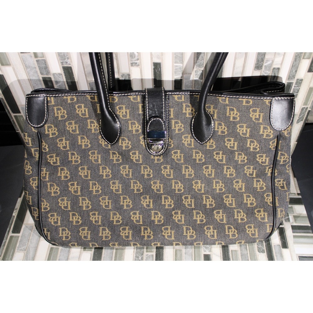 Dooney &‎ Bourke Black Monogram Handbag
